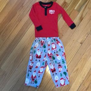 Carter’s Santa’s Helper pajamas- 18 months